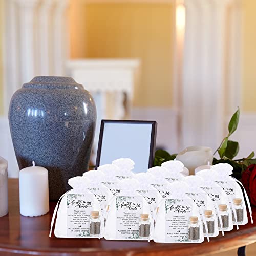Tanlade 100 Set Funeral Favor Memorial Seed Packet for Guest, Leaf - style: Leaf