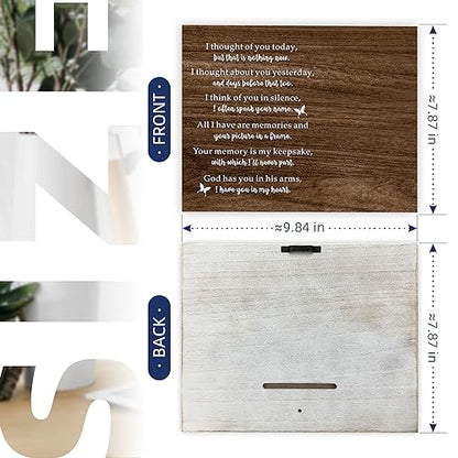 ZENNLAB Memorial Picture Frame for Loss of Loved One, Sympathy & Bereavement Gifts for Mother, Father & Grandparents, In Memory of Loved One - style: Memorial frame