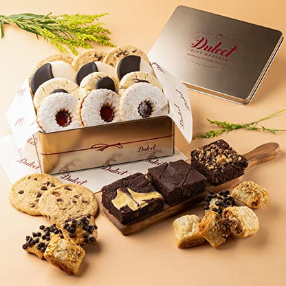Family Sharing Gift Basket Gourmet Food Gifts for All Occasions, Holidays, Birthday, Sympathy, Get Well, Family or Office Gatherings for Men & Women by Dulcet Gift Baskets - style: All Occasions