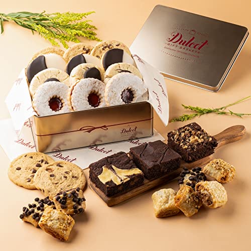 Family Sharing Gift Basket Gourmet Food Gifts for All Occasions, Holidays, Birthday, Sympathy, Get Well, Family or Office Gatherings for Men & Women by Dulcet Gift Baskets - style: All Occasions