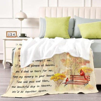 Custom Memorial Blanket with Picture Personalized Sympathy Remembrance Condolences Bereavement Gifts Sympathy Gifts for Loss of Loved One Mother Dad Grandma Grandpa Sister Daughter Friend - color: Design11