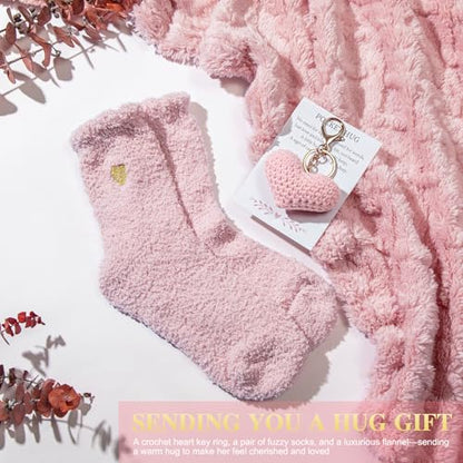 Get Well Gifts for Women Self Care Gifts Basket - Relaxing Spa Care Package After Surgery Feel Better Sympathy Mothersday Birthday Gift for Her Mom Sister Friend Wife (Pink) - color: Pink