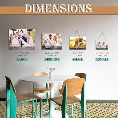 Personalized Wooden Photo Print from Your Picture - color: Modern Photo