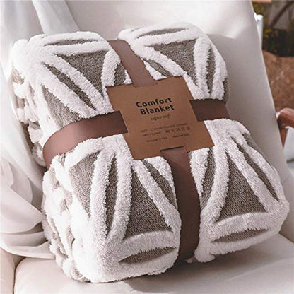 LOMAO Sherpa Fleece Blanket Fuzzy Soft Throw Blanket Dual Sided Blanket for Couch Sofa Bed (Grey, 40"x50") - color: Grey, size: 40"x50"