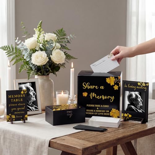 Gilprop 113 Pcs Celebration of Life Share a Memory Cards Set, Forget Me Not - style: Forget Me Not