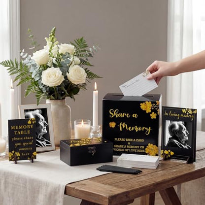 Gilprop 113 Pcs Celebration of Life Share a Memory Cards Set, Forget Me Not - style: Forget Me Not