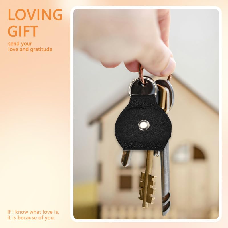Xiyantiji Memorial Gifts for Loss of Dog Cat Leather Pocket Hug Keychain Remembrance Bereavement Gifts for Pet Owner Friends - color: Black