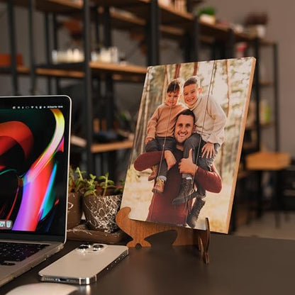 Personalized Wooden Photo Print from Your Picture - color: Modern Photo