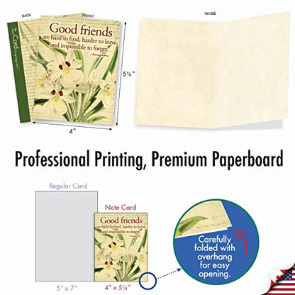 The Best Card Company - 10 Assorted Flower Cards Blank for Women (4 x 5.12 Inch) - All Occasion Floral Greetings Boxed - Say it with Flowers M1710BN - style: Say It With Flowers