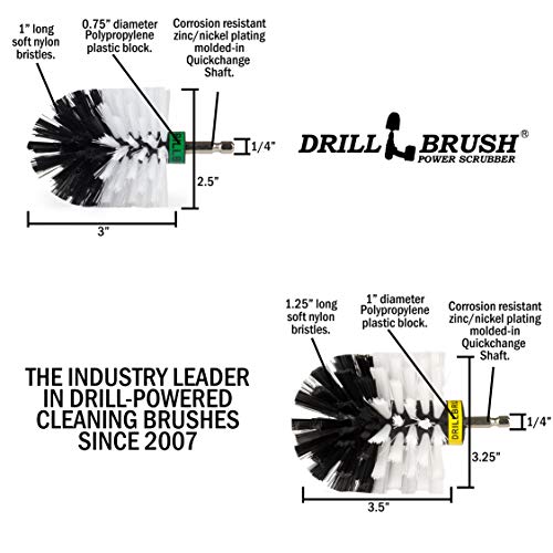 Car Cleaning Supplies - Car Tire Cleaner - Carpet and Upholstery Scrubbing | Truck Detail Brush - Wheel Brushes - Truck Toolbox Scrubber - Windshield Glass Cleaner Brush - Home Leather Cleaning Tool - color: White