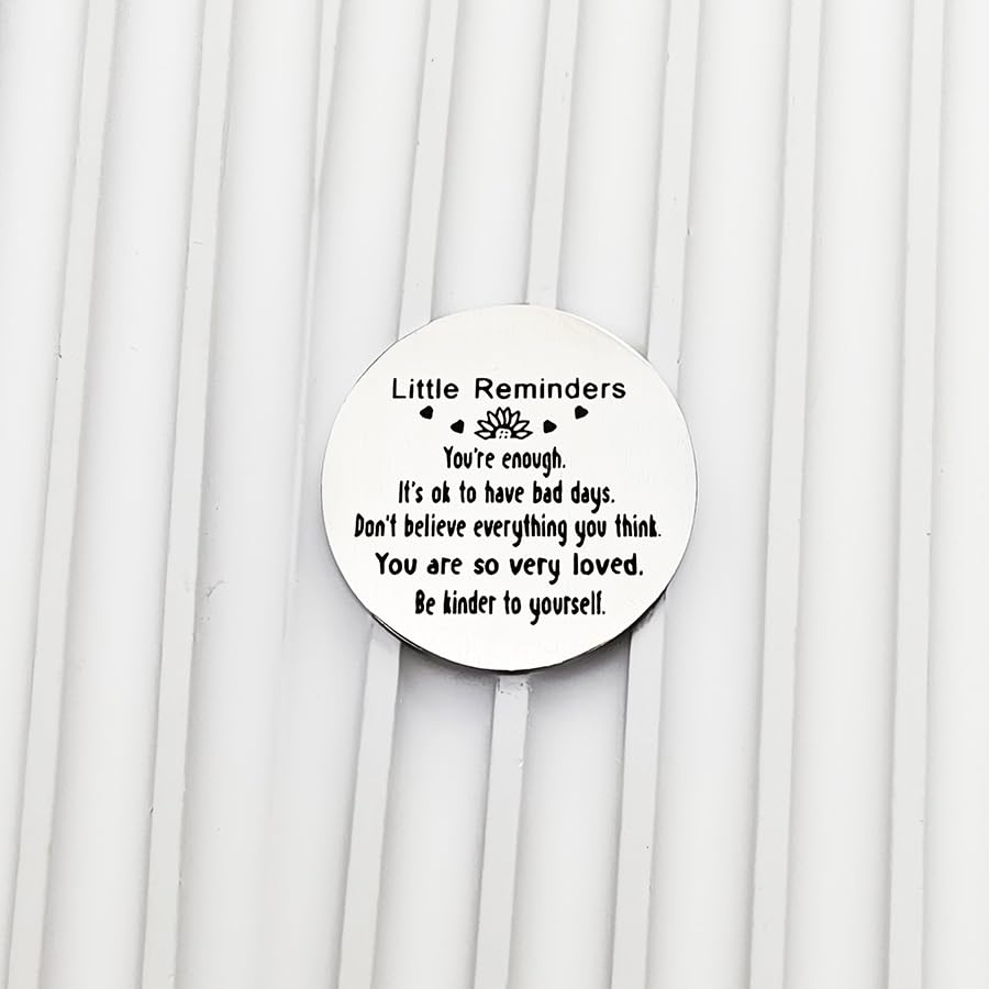 RFTWXHPN Long Distance Relationship Friendship Gifts for Women Men Pocket Hug Tokens Christmas Gift for Boyfriend Girlfriend - color: Little Reminders You Are Enough