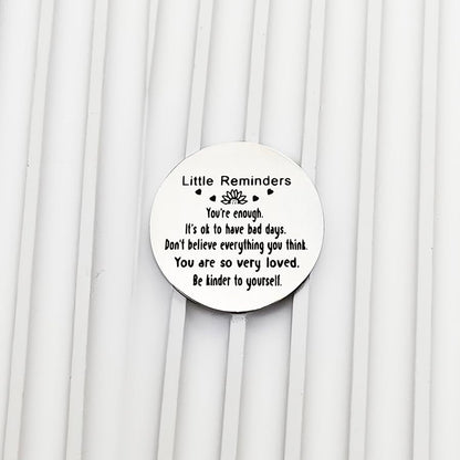 RFTWXHPN Long Distance Relationship Friendship Gifts for Women Men Pocket Hug Tokens Christmas Gift for Boyfriend Girlfriend - color: Little Reminders You Are Enough
