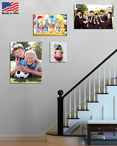 SIGNLEADER Canvas Prints with Your Photos, Canvas Pictures Custom Wall Art, Personalized Family Portrait Canvas Pictures - 24x36 inches - size: 36"L x 24"W
