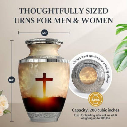 Transcendent Cross Urn for Ashes Adult Male/Female