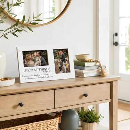 Family Double Picture Frame 4x6, Friends Two Photo Frame - color: color-3