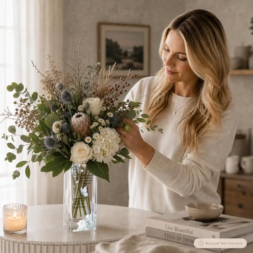 Sympathy Memorial Flowers Vase, Butterfly Condolence Gifts for Loss of Loved One, Bereavement Gift, Remembrance Decor for Loss of Mom Dad Husband Sister Friend, Grief Candle Holder Vase
