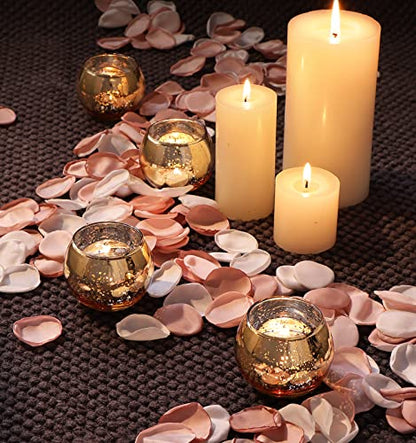 Volens 24PCS Gold Votive Candle Holders for Table Centerpieces - color: Gold, size: 24 PACK