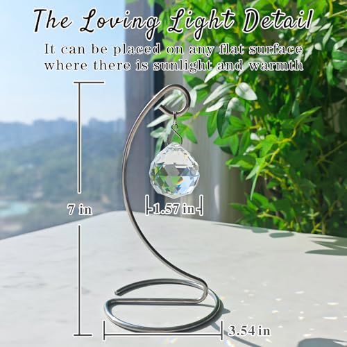Memorial Gifts for Loss of Loved One, Unique Sympathy Gifts Tabletop Crystal Suncatcher, in Loving Memory Gift for Mom Friends Women Daughter Son Dog, Grief Bereavement Gift