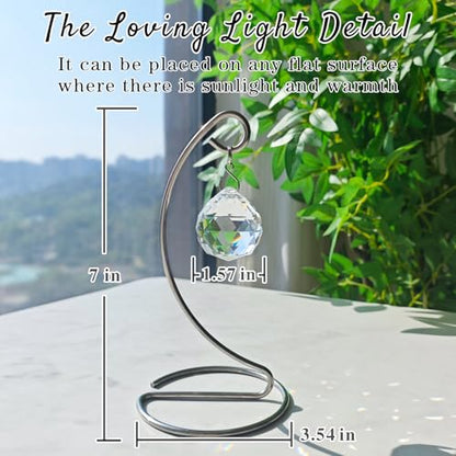 Memorial Gifts for Loss of Loved One, Unique Sympathy Gifts Tabletop Crystal Suncatcher, in Loving Memory Gift for Mom Friends Women Daughter Son Dog, Grief Bereavement Gift