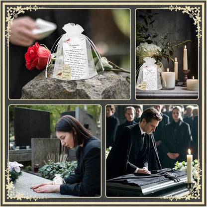 GUDELAK 50 Sets Funeral Favors for Guests, Cardinal Memorial Gifts - size: 50PCS
