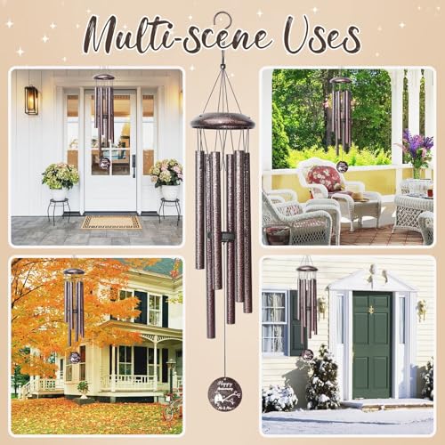 Anniversary Wind Chimes Gifts for Men Women, Happy Anniversary Decorations, 25" Wind Chimes Romantic Gift for Couple, Parents, Wife, Husband, Friends - size: Anniversary Gift