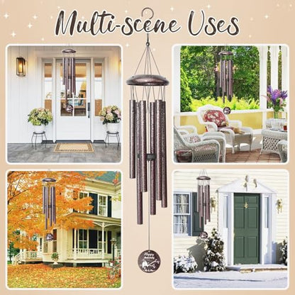 Anniversary Wind Chimes Gifts for Men Women, Happy Anniversary Decorations, 25" Wind Chimes Romantic Gift for Couple, Parents, Wife, Husband, Friends - size: Anniversary Gift