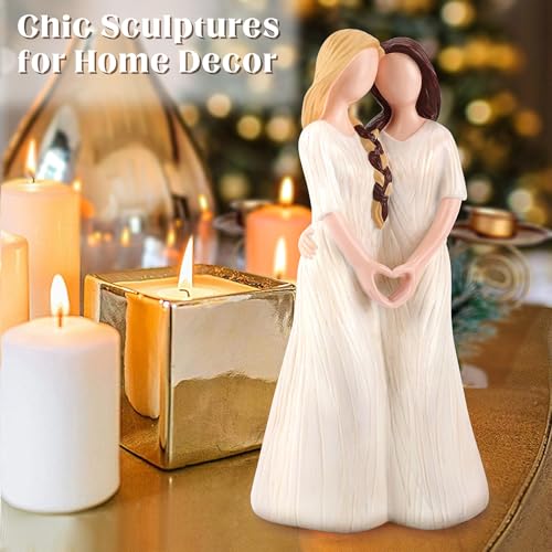 Sister Gifts from Sister, Sister Birthday Gifts for Women, Sister Figurines - color: White-sister