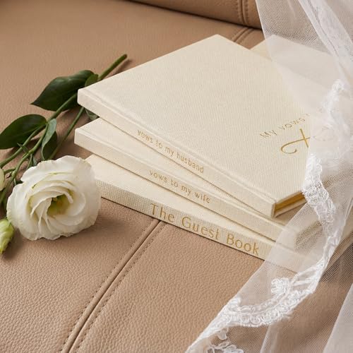 LITIVY Wedding Guest Book and Vow Book 2026