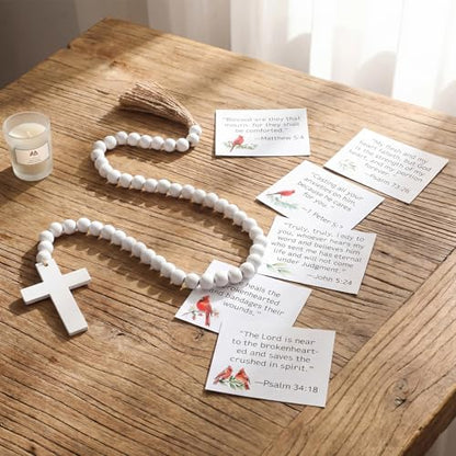 Cardinal Memorial Gift Box Bereavement Remembrance Gifts for Loss, Red Cardinal Figurine, Candle, Wooden Cross and Comfort Cards Memorial Gifts for Loss of Loved One, Bereavement Present