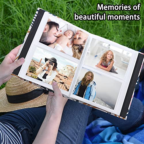 Photo Album 4x6 200 Photos Linen Cover Picture Photo Book for Family Wedding Anniversary Baby Vacation (200 Photos (4x6), Plantain Leaves) - color: Plantain Leaves, size: 200 Photos (4x6)