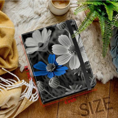 Small Photo Album 3.5x5 inch 80 Pictures PU Leather Photo Albums with Transparent Inner Pockets & Elastic Band for Wedding Boys Girl Travel Family Pictures - Blue Sunflowers - color: Blue Sunflowers, size: 3.5x5 Photo Album