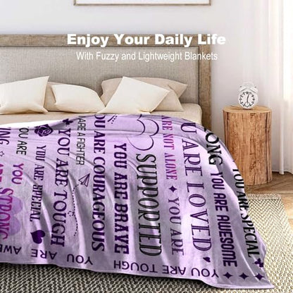 Super Soft Warm Hugs Blanket Sympathy Inspirational Throw Blanket Thinking of You Gifts 80"x60"