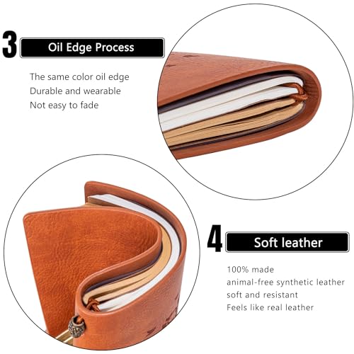 Vetbuosa Letter to My Friend in Heaven Leather Journal,Loss of Best Friend Sympathy Gifts, Memorial Gifts,Bereavement Gift Idea,In Memory of Loved One Gift - color: Brown-Friend