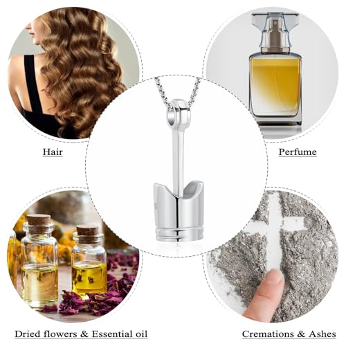 Car Parts Stainless Steel Piston Cremation Urn Necklace For Men Keepsake Memorial Jewelry Hold Ashes - color: Customize-Image