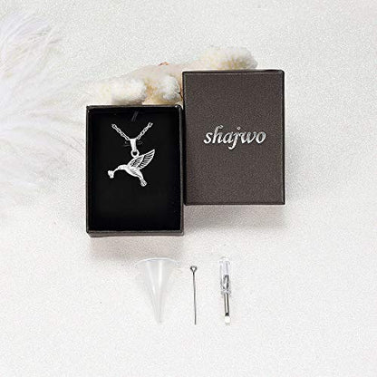 shajwo Hummingbird Urn Necklaces for Ashes - color: Customize