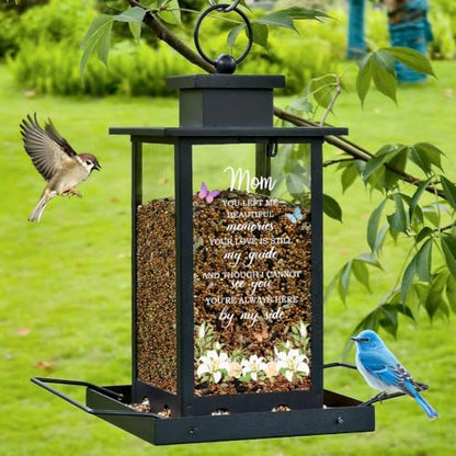 Memorial Bird Feeder for Loss of Mom - Sympathy Bereavement Gifts for Loss of Mother Remembrance Funeral Condolence Gifts Thoughtful Sorry for Your Loss Gifts for Loss of Loved One