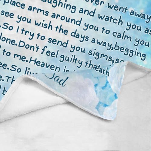 Custom Memorial Blanket with Photo - Sympathy Gift for Loss of Loved One - color: Style 5