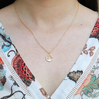 Baydurcan Pendant Necklace for Women Friends Sister Birthday Christmas Gift | Silver Evil Eye Ankh Mary Friendship Dragonfly Hummingbird Snake Turtle Pendant Necklace for Her Just Because Gifts - style: Mother & Daughter