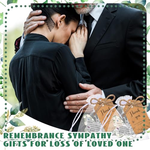 Equsion 60 Set Funeral Keychains for Guests Memorial Favors, Butterfly - style: Butterfly
