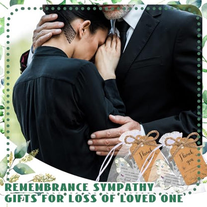 Equsion 60 Set Funeral Keychains for Guests Memorial Favors, Butterfly - style: Butterfly
