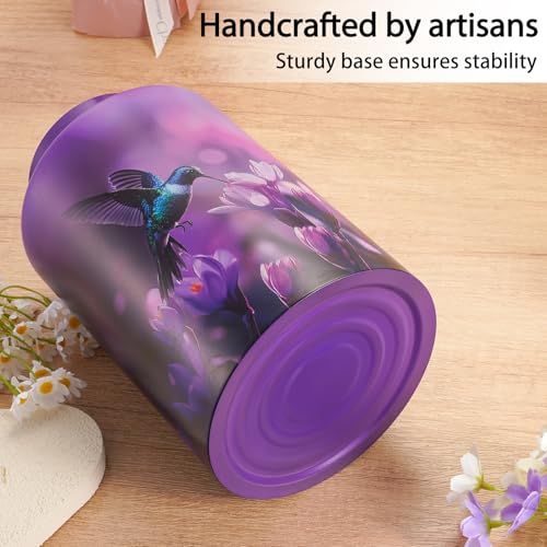 Dletay Memorials Cremation Urns for Human Ashes Adult Female and Male, Hummingbird Burial Urn for Ashes for Women and Men - Large Decorative Memorial Keepsake Urn