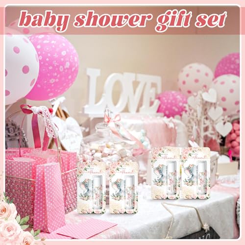30 Pack Little Peanut Party Baby Shower Games Prizes Bulk Lip Balms Pink Elephant Party Gifts for Winners Boys Girls Gender Reveal Favors Decorations Baby Shower Souvenirs Gift Bags Stuffers - style: Elephant