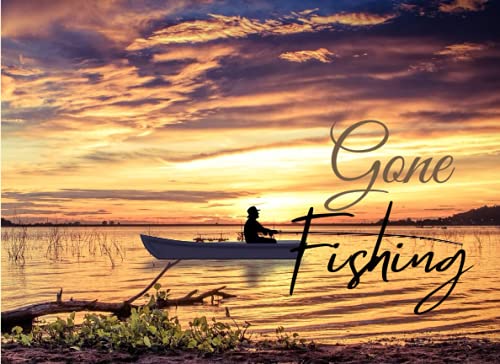 Fishing Funeral Guest Book: Celebration of Life Guest Book: Memorial Guest Book Condolence Book Remembrance Book for Funerals | Sign In Book with Registry Lines for Names, Contact & Messages