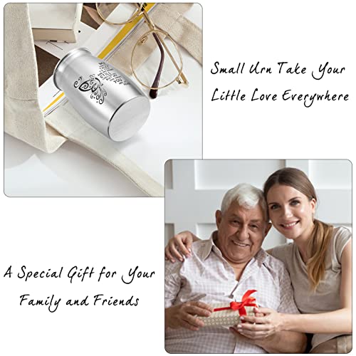 3 Inches Small Aluminum Keepsake Cremation Urn Butterfly Mini Cremation Urns for Ashes Aluminum Small Memorial Ashes Holder