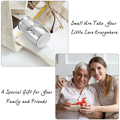 3 Inches Small Aluminum Keepsake Cremation Urn Butterfly Mini Cremation Urns for Ashes Aluminum Small Memorial Ashes Holder