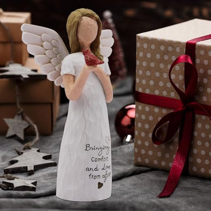 Cardinal Gifts for Women, Sympathy Gifts for Loss of Loved One Figurine | Memorial Gifts, Bereavement Gifts, Grief Gift for Women, Cardinal Decor, Resin Hand-Painted Statue - style: Cardinal gifts for women