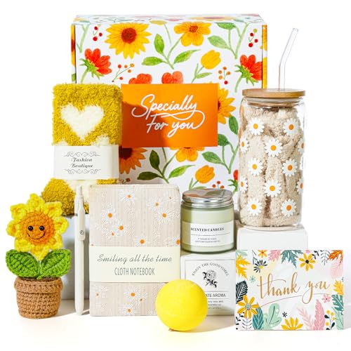 Thank You Gifts for Women, 10PCS Principal Appreciation Gifts, Employee Appreciation Gifts, Teacher Appreciation Gifts for Mom Coworkers Nurse Friend Boss with Thank You Cards &16oz Cup - style: Thank You Gifts for Women