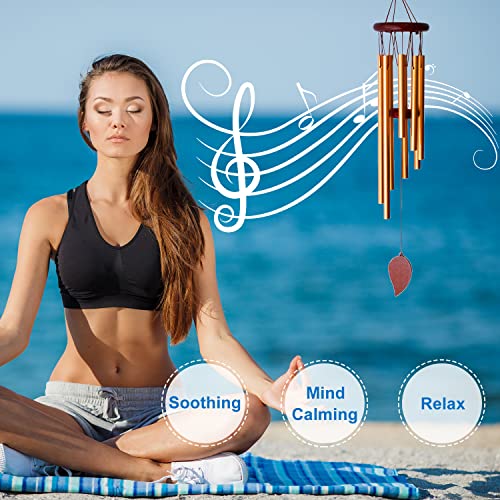 SuninYo Memorial Wind Chimes for Outside Outdoor Clearance,Sympathy Wind Chimes for Loss of Love One,Small Wind Chimes Gifts for Women/Mother,Garden Decor