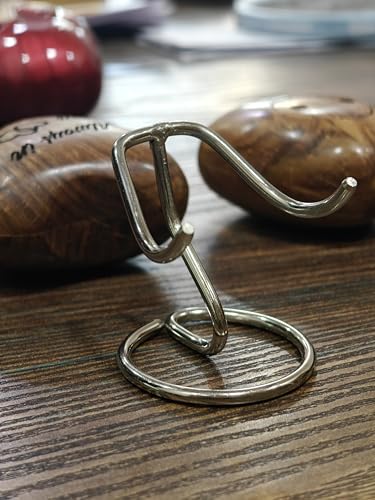 5MOONSUN5's Heart Shaped Urn Stand (CHROME FINISH), Stand for Heart Keepsake Urn, Burial Urns, Memorial Keepsake Urns.