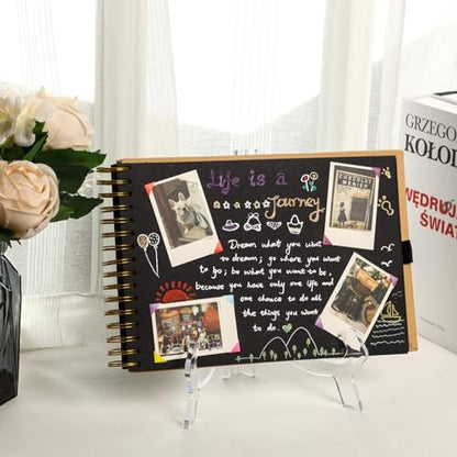 HESTYA 6 Pack 10 Inch Clear Acrylic Easel Stands for Plate Display - color: Clear, size: 10 Inch